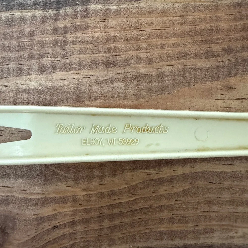 Tailor Made Products Cream Yellow Serving Spoon Set Solid and Slotted USA Made
